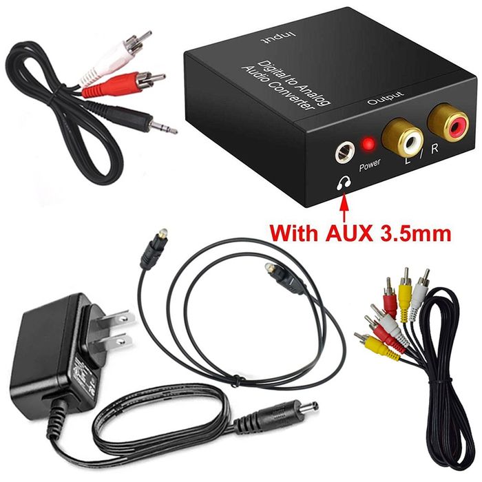 Kit Convertidor de Audio Optico Digital a RCA Promart