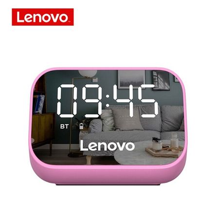 Reloj despertador con altavoz multifuncional Lenovo TS13 Rosa