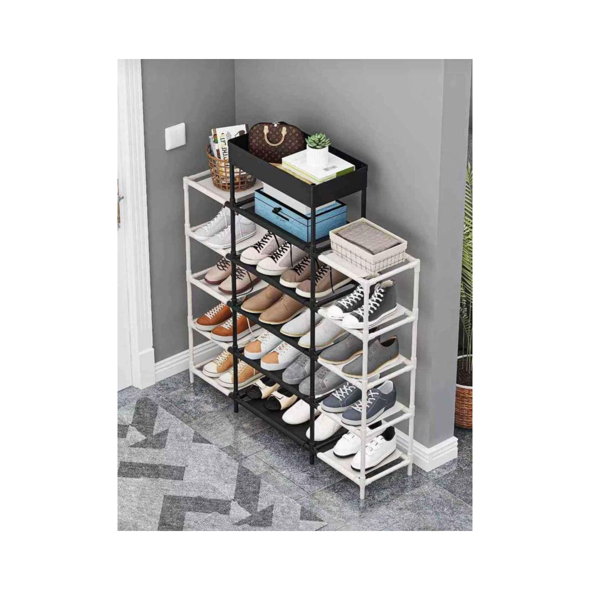 Zapatera Estante Organizador De 6 Niveles New