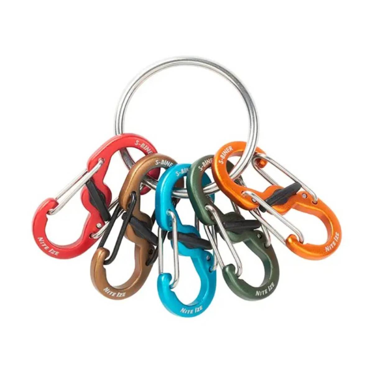 Llavero Mosquetón de Aluminio SlideLock Key Ring Color Rojo - Promart