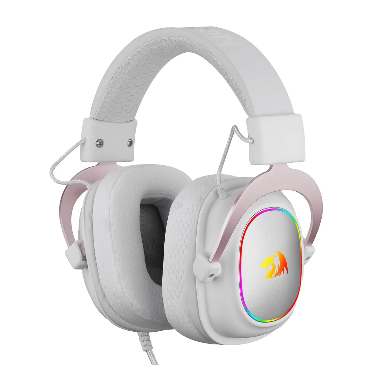 Audífono Redragon Zeus X H510 RGB Sonido 7.1 Blanco