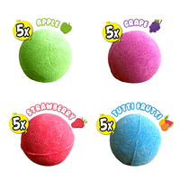 Baff Bombz: 4 Pack Round  - 140gr  - Zimpli Kids