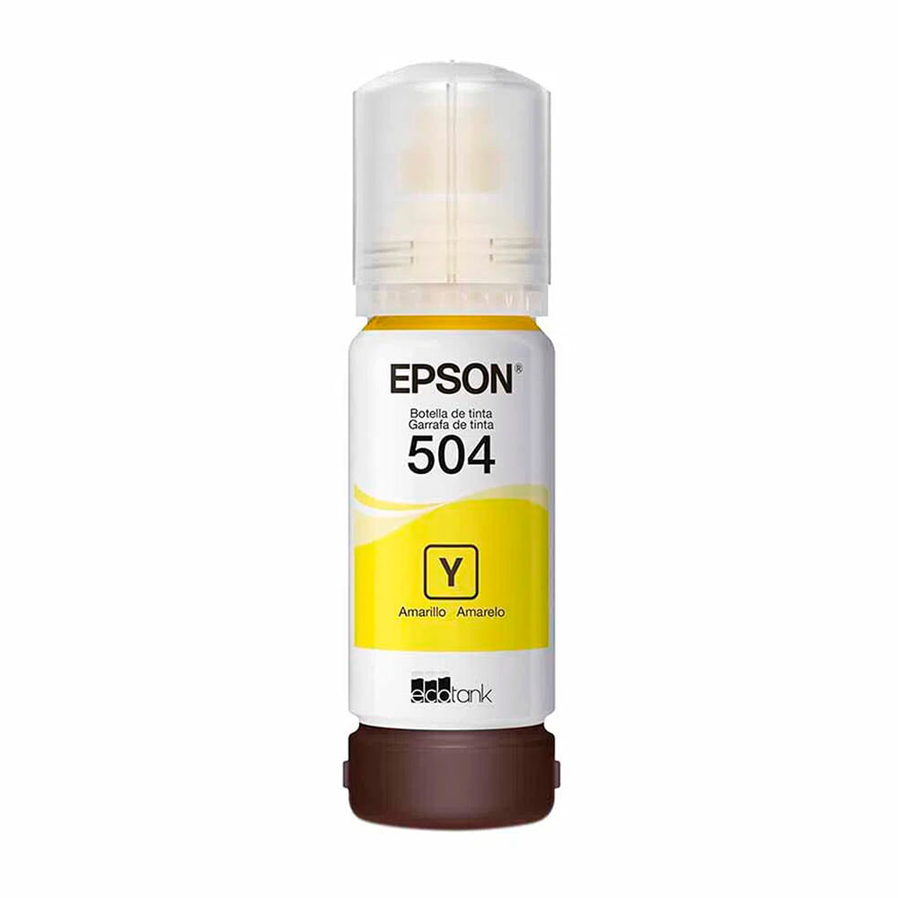 Botella Individual  Epson T504 Amarillo