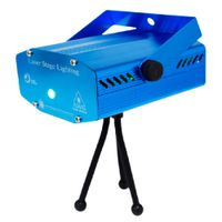 Mini Proyector Laser Rojo y Verde Audioritmico Con Figuras- Lluvia