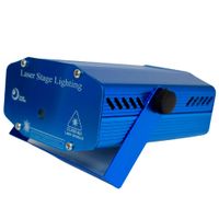 Mini Proyector Laser Rojo y Verde Audioritmico Con Figuras- Navideño
