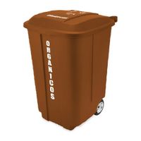 Tacho recolector Megaforte Residuos Orgánicos 178L Rey Plast
