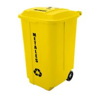 Tacho para reciclaje para metales 178 litros Rey Plast
