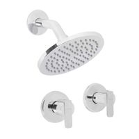 Mezcladora ducha Veneto empotrable 8"" Trebol