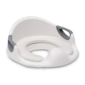 Asiento inodoro redondo plástico Premium Blanco Trebol - Promart