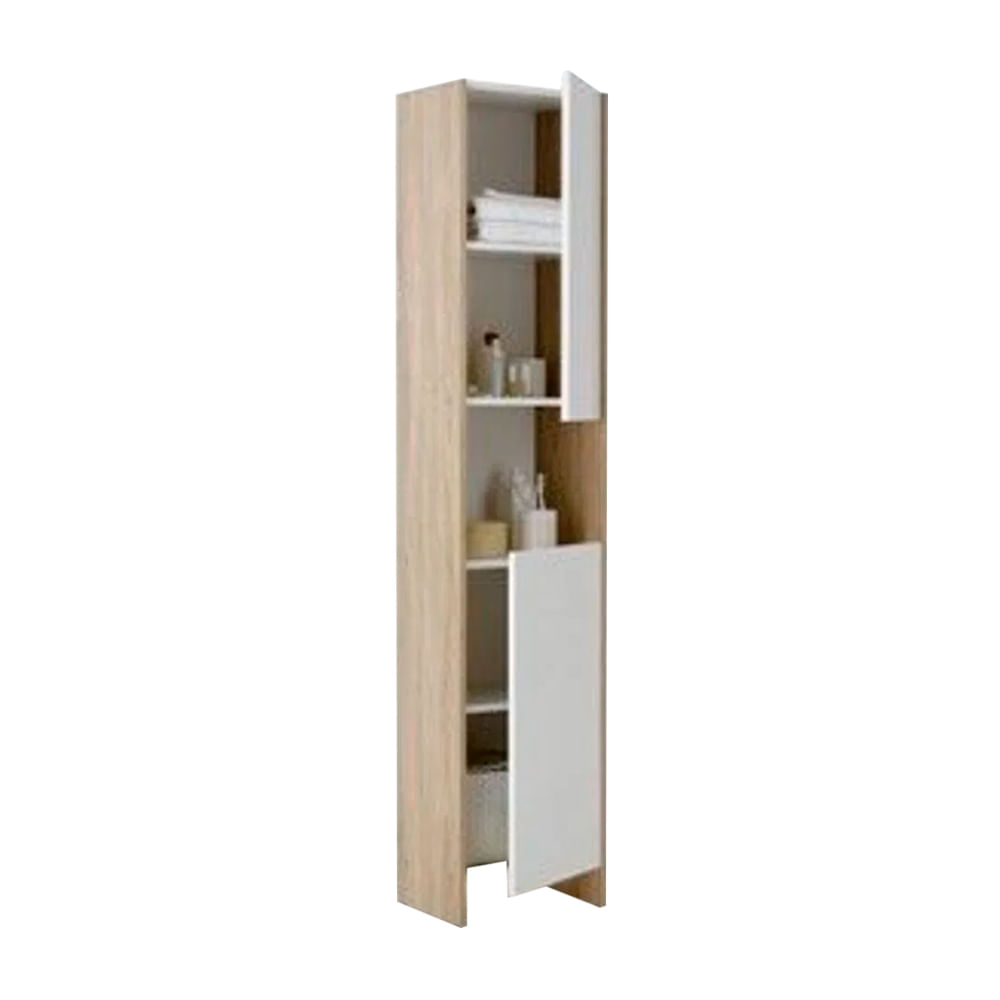 Mueble Organizador para Baño Estilo Nórdico Katherine 2 puertas