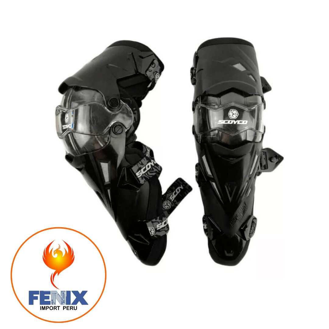 Rodilleras Articulables Protectoras Motociclistas Scoyco K12