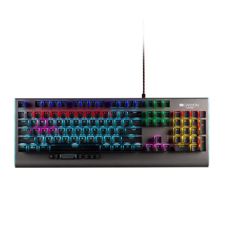 Teclado Canyon Gaming Interceptor Mecánico con Iluminación led Teclado Canyon Gaming Interceptor Mecánico con Iluminación led