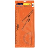 Set Geométrico VINIFAN Cristal 20cm Paquete 4un