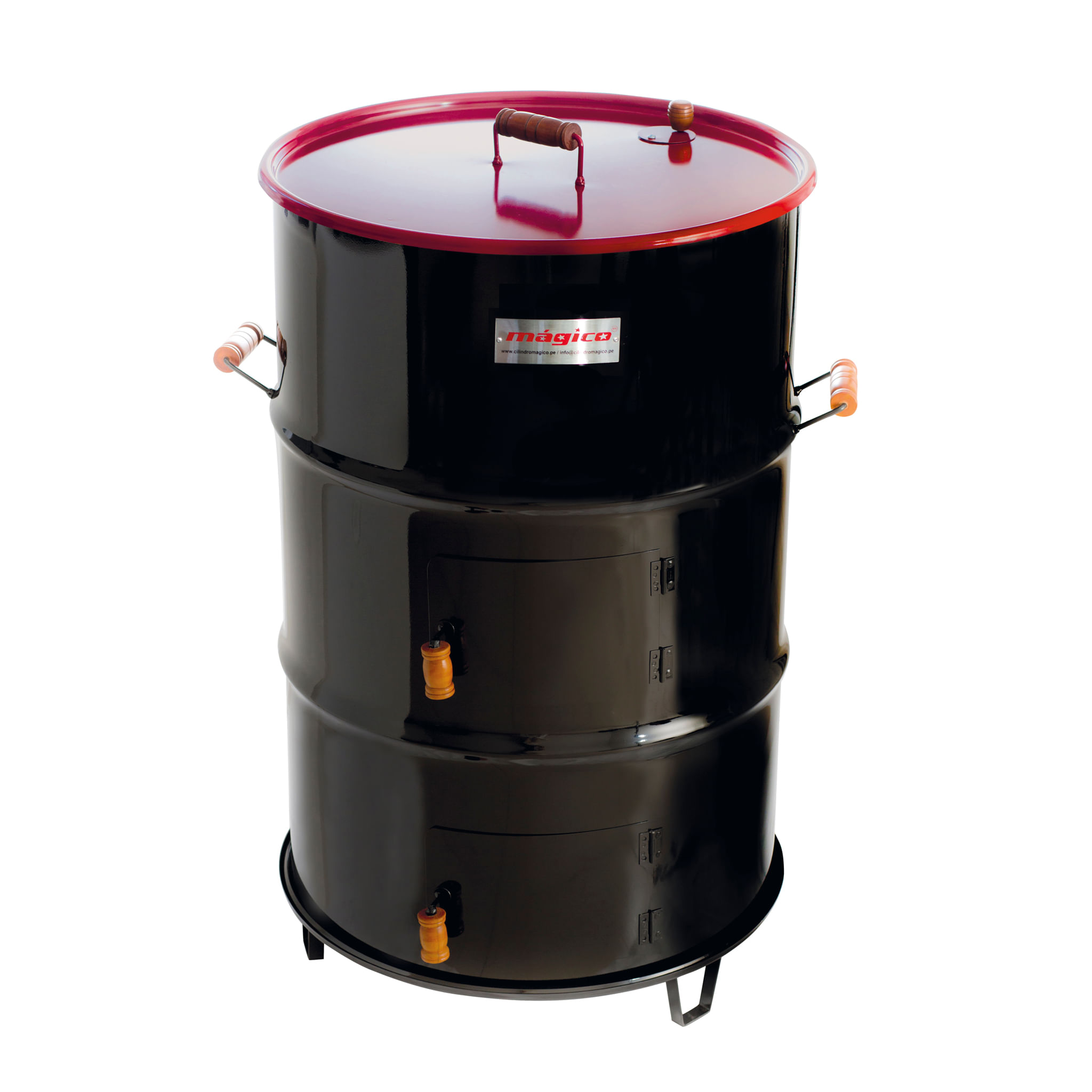 Cilindro Parrillero Tapa Roja Grande Magico