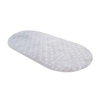 Alfombra para baño antideslizante Frost Transparente 39x69cm Pitukasa