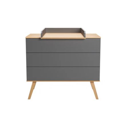 Cómoda Infantil Vintage Riley Negro Cómoda Infantil Vintage Riley Negro