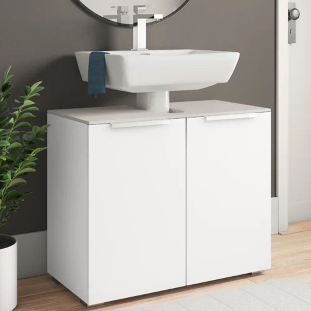 Mueble Inferior para Lavadero Sawia Blanco