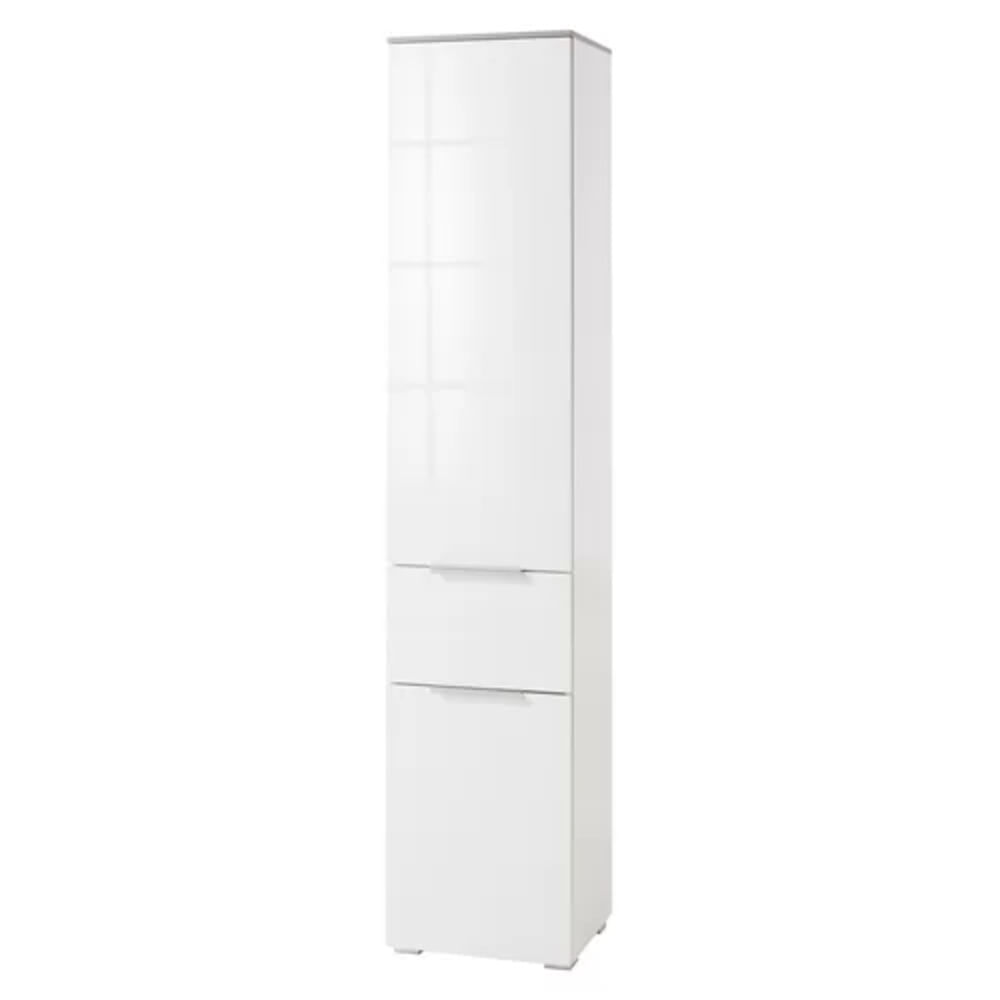 Mueble Organizador Alto de Baño Sawia Blanco Mueble Organizador Alto de Baño Sawia Blanco