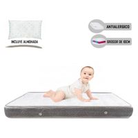 Colchón de Bebe Lifestyle para Cunas Pack and Play de 4"" Gris