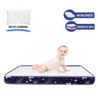 Colchón de Bebe Lifestyle para Cunas Pack and Play de 4"" Azul