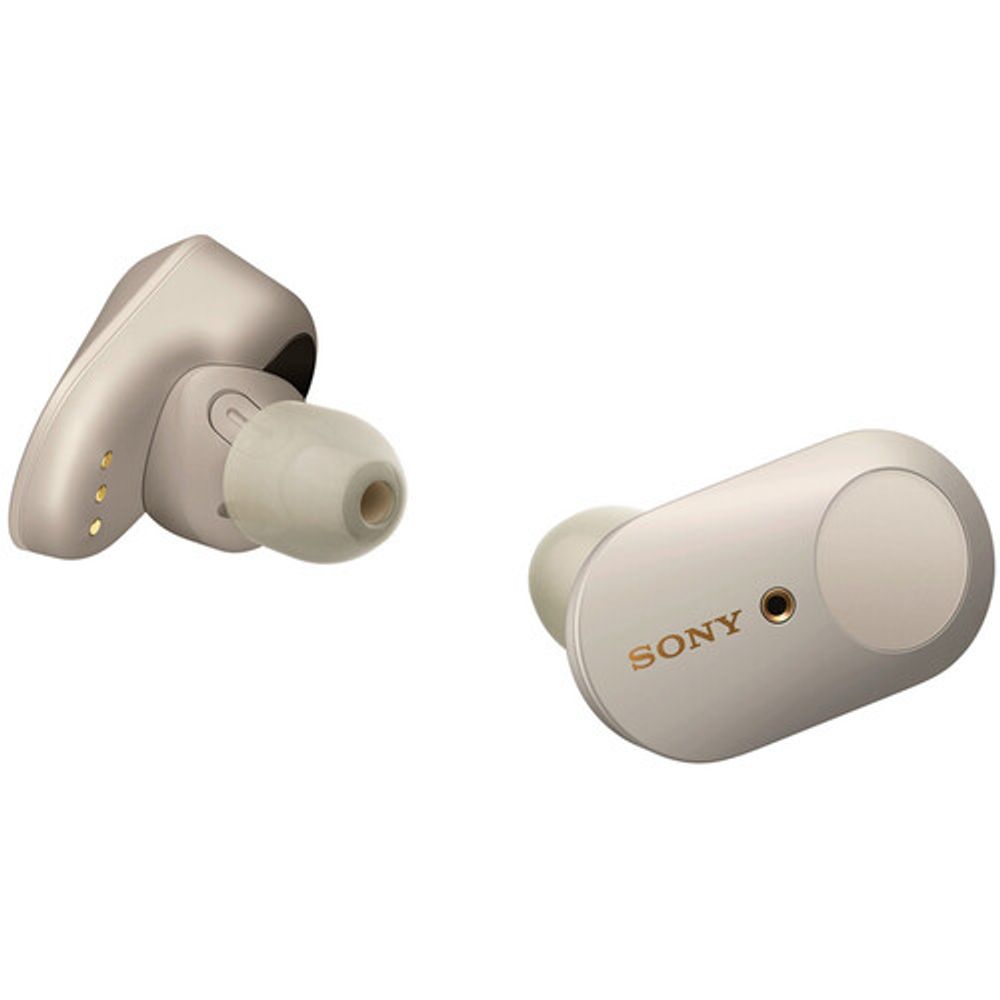 Auriculares internos Sony WF-1000XM3 True Wireless con cancelación de ruido  (Plata) - Promart