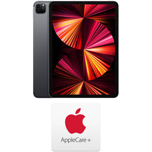 Kit de plan de protección Apple 11 "iPad Pro y Applecare + (mediados de 2021, 256 GB, Wi-Fi + 5G ...
