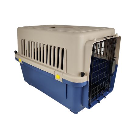 Kennel Canil Transportador de Mascotas L60 con Piso Impermeable- Azul Kennel Canil Transportador de Mascotas L60 con Piso Impermeable- Azul