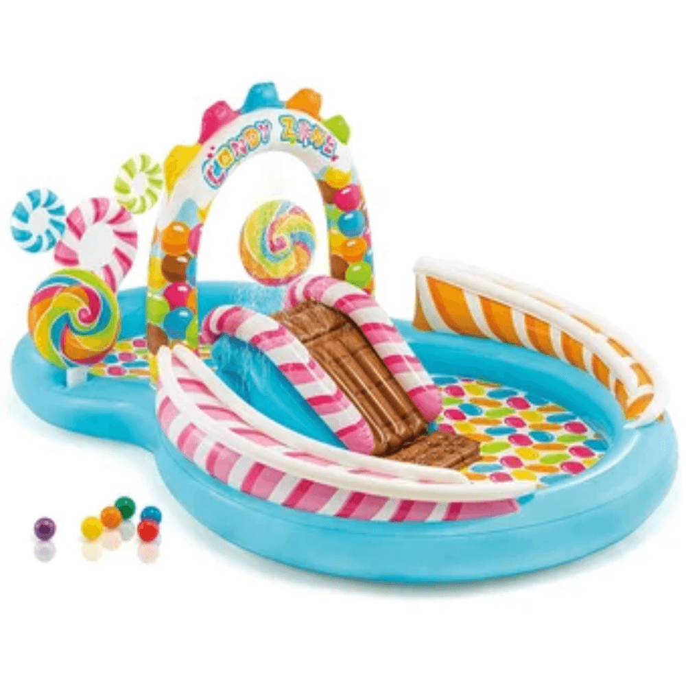 Piscina Inflable con Centro de Juego Candy Zone