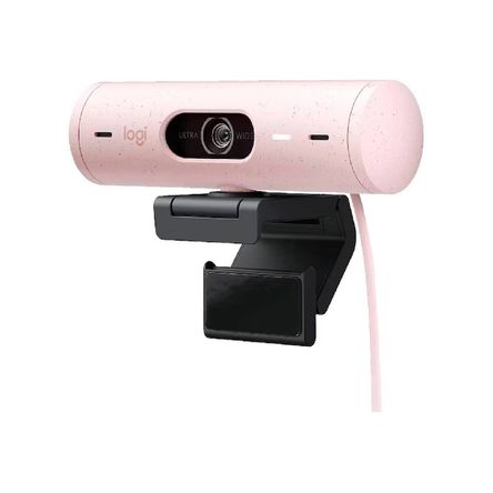 Camara Web Logitech Brio 500 Rosado