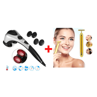 Combo Masajeador Magnético con Infrarrojo + Masajeador Facial de Vibración