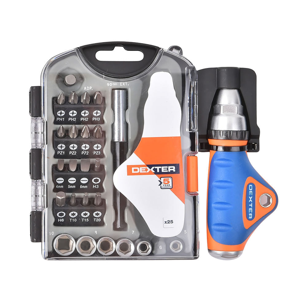 Set herramientas 25 piezas Dexter Set herramientas 25 piezas Dexter