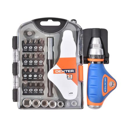 Set herramientas 25 piezas Dexter Set herramientas 25 piezas Dexter