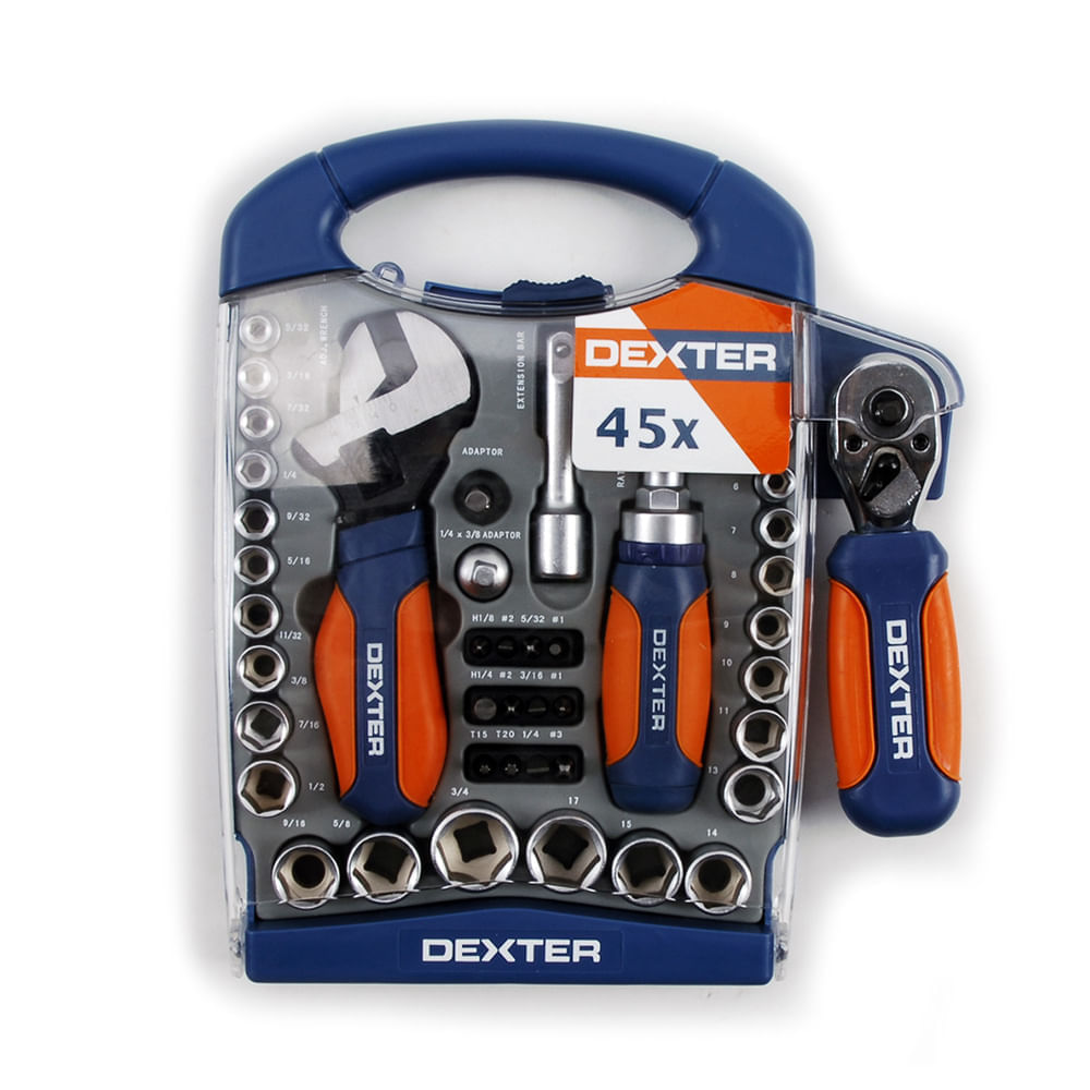 Set herramientas Stubby 45 piezas Dexter