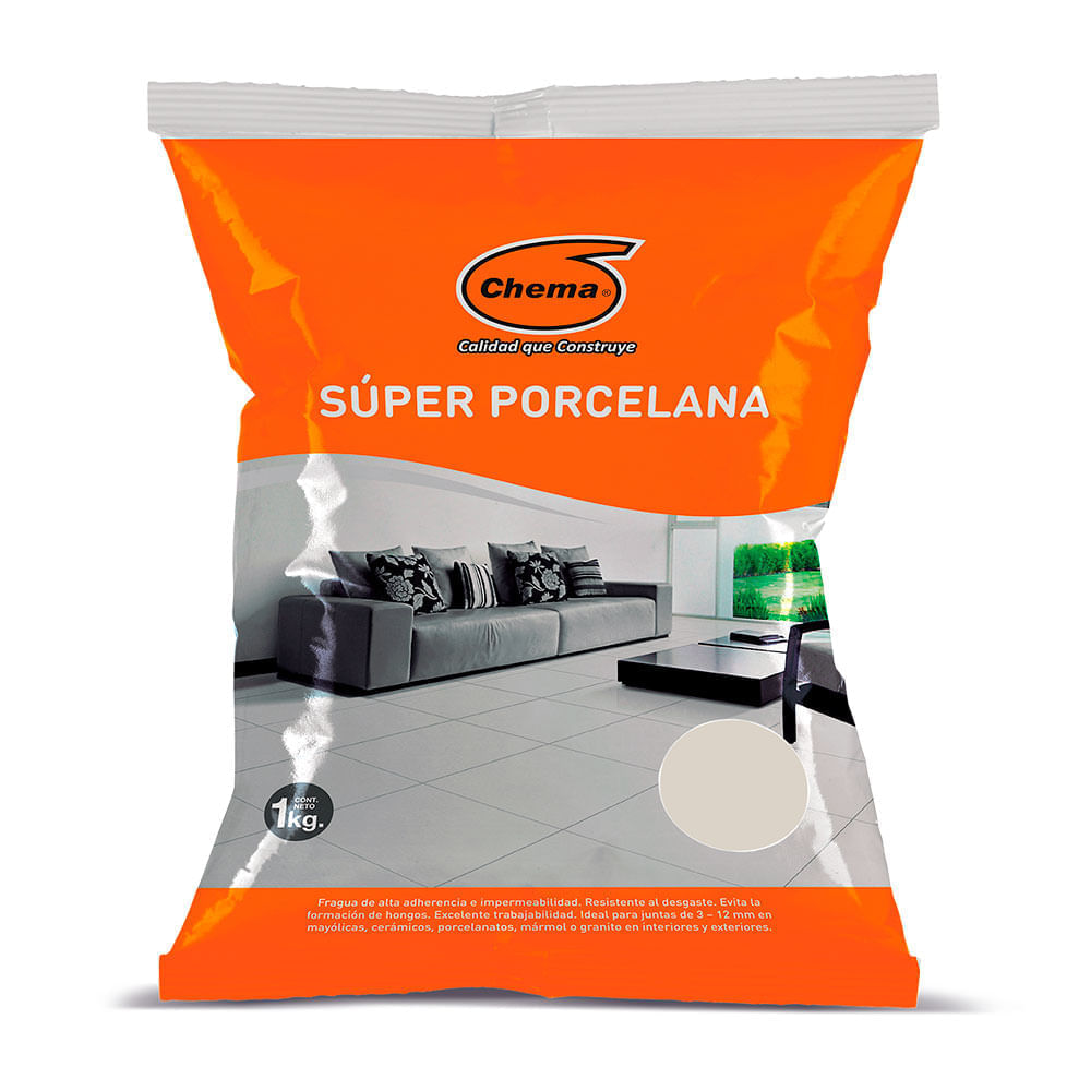 Fragua Super Porcelana Blanco Humo 1 kg. Chema