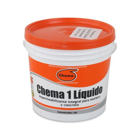 Impermeabilizante de concreto Chema-1 Líquido 1Gal