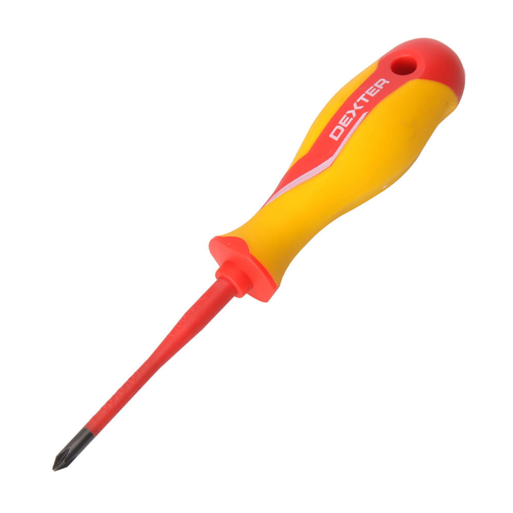 Desarmador aislado PH1*80mm Dexter Desarmador aislado PH1*80mm Dexter