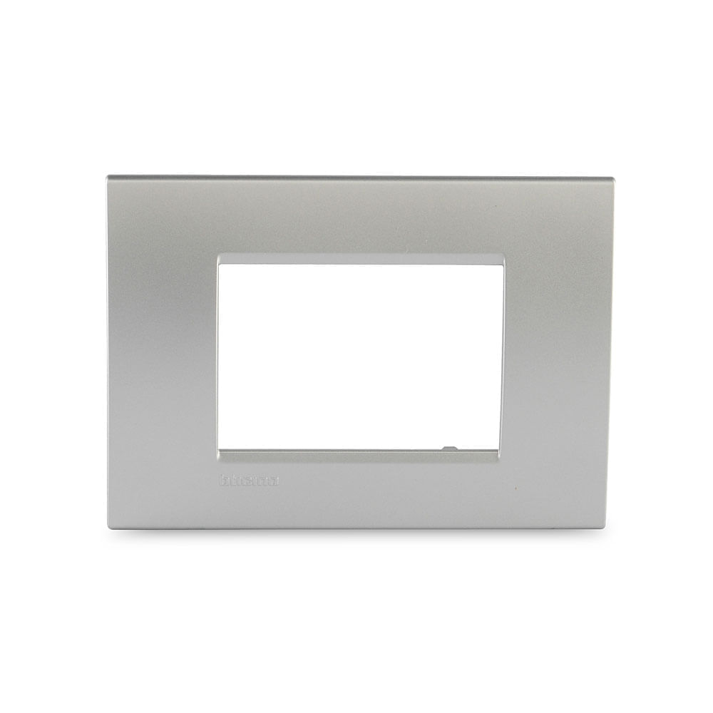 Placa 3M Rectangular Tech Living Light Bticino Placa 3M Rectangular Tech Living Light Bticino