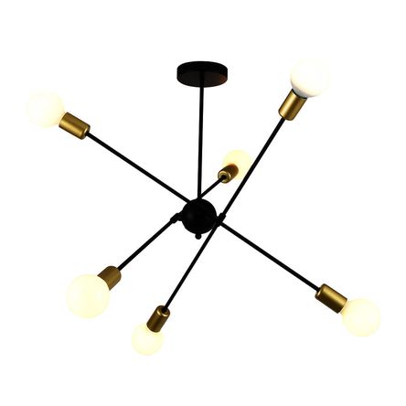 Colgante onix Negro y Dorado E27 Lightech Colgante onix Negro y Dorado E27 Lightech