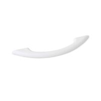 Tirador Ovalado 96 mm Plástico Blanco Mate Modelo Ovalado 96mm Bco