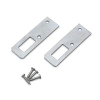 Colgador de Acero Global Trader Modelo Rectangular 2 1/2' Brillante Plata