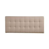 Cabecera Lily Mavisac Dos Plazas Color Beige - Tela
