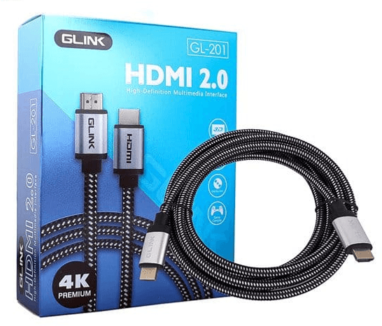 Cable Hdmi-Hdmi de 10 Mts 2.0 Glink Mod.Gl-201(10)