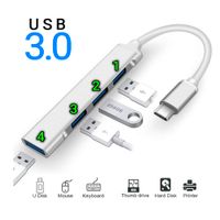 Adaptador Hub Tipo C a USB 3.0  4 Puertos PC, Laptop, Android
