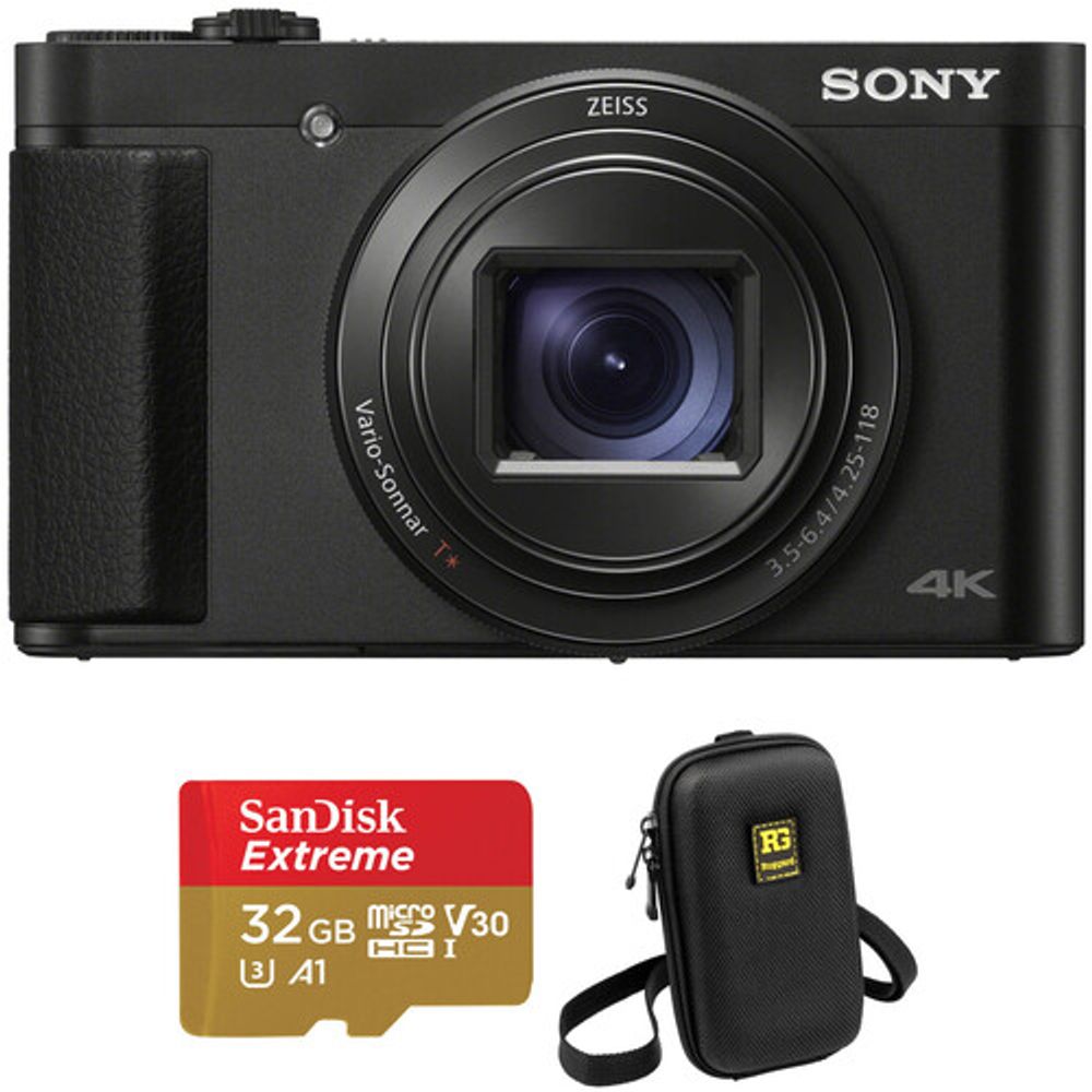 Cámara digital Sony Cyber-shot DSC-HX99 con kit de accesorios