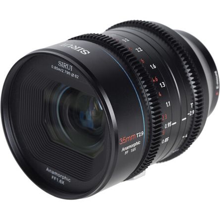 Sirui Saturn T2.9 1.6x Carbon Fiber Full-Frame Anamorphic 3-Lens Set (Sony E, Bl Sirui Saturn T2.9 1.6x Carbon Fiber Full-Frame Anamorphic 3-Lens Set (Sony E, Bl