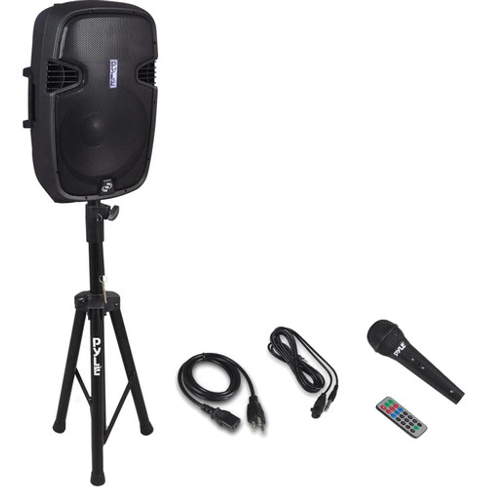 Pyle Pro PPHP155ST Sistema de altavoces PA portátil Bluetooth de 15