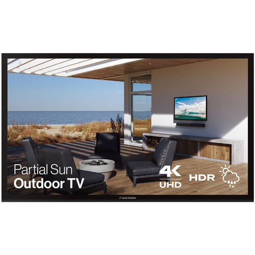 Televisor LED para exteriores Furrion Aurora de 65; Class HDR 4K UHD con sol parcial