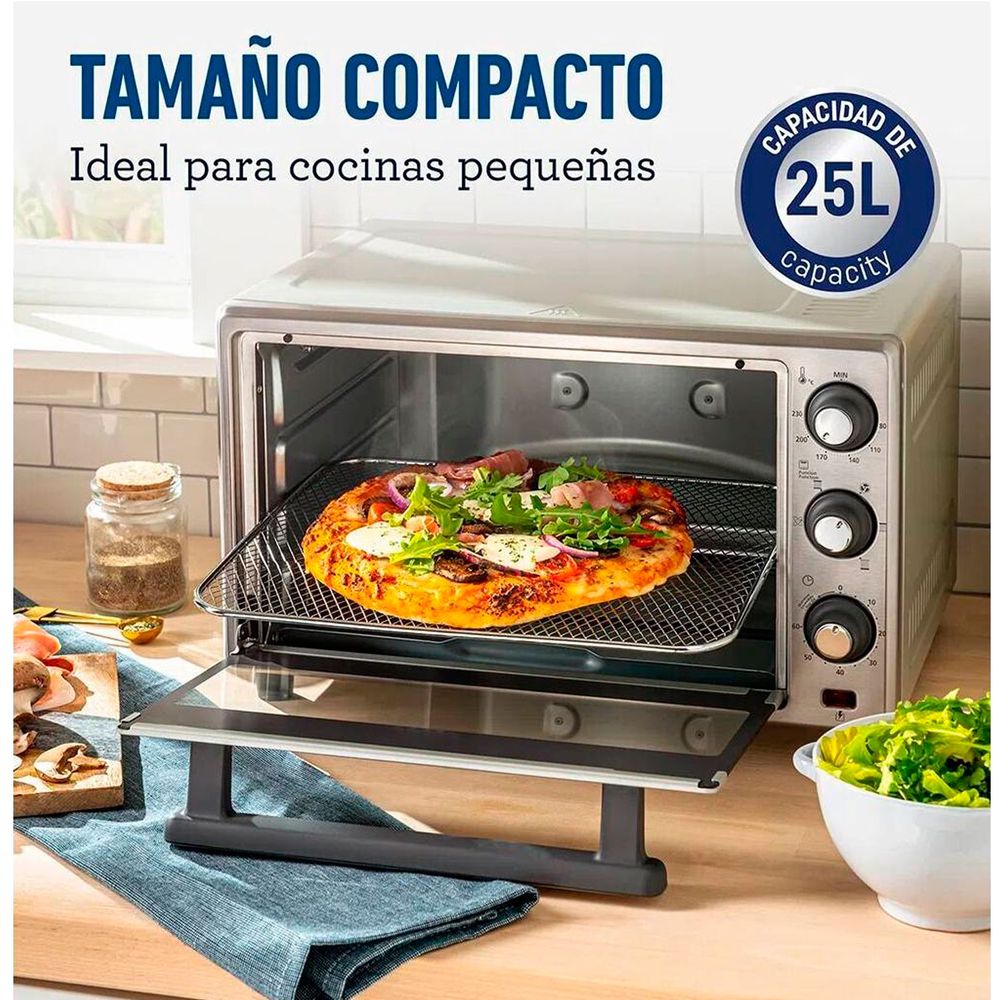 Horno con freidora de aire digital 20 litros Holstein - Promart