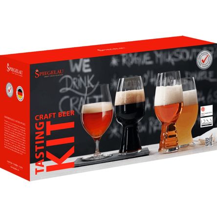 Set x 4 Tasting Kit Craft Beer Glasses Spiegelau