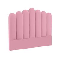 Cabecera Tov Mavisac Plaza Y Media Color Rosado - Tela